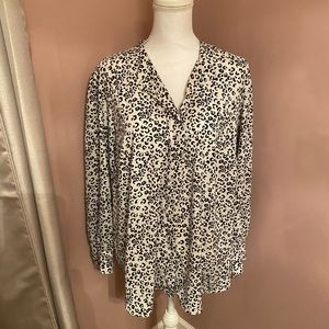 Leopard women’s button down